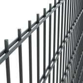 Panou dublu fir 2D 2000x2500 fir 5/4/5mm gri antracit RAL7016